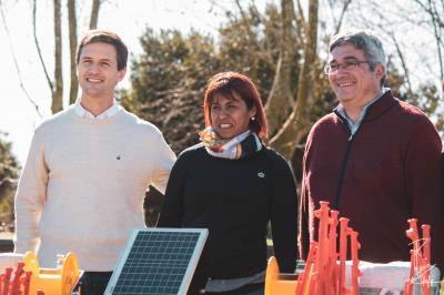 Entrega de bolleros solares San Vicente
